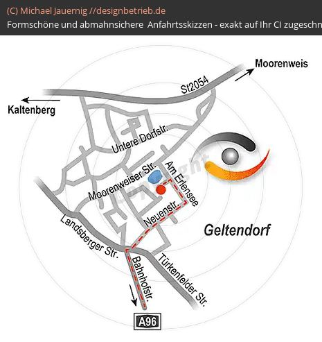 Wegbeschreibung Geltendorf Detailsanfahrtsskizze  (140)