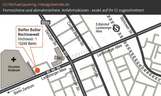 Anfahrtsskizzen erstellen / Wegbeschreibung Berlin    (151)