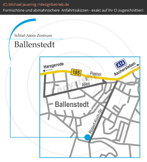 Wegbeschreibung Ballenstedt Löwenstein Medical GmbH & Co. KG (237)