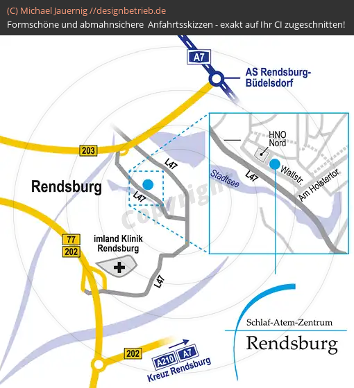 Wegbeschreibung Rendsburg Löwenstein Medical GmbH & Co. KG (279)