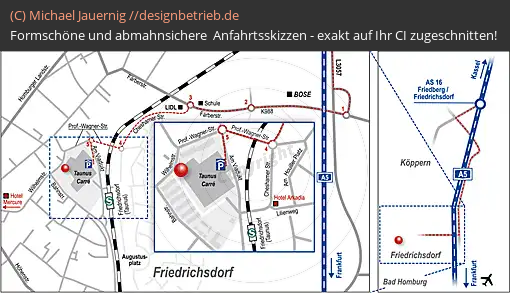 Anfahrtsskizzen erstellen / Wegbeschreibung Friedrichsdorf   Reimer improve (296)