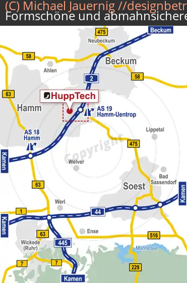 Wegbeschreibung Hamm Hupptech (684)