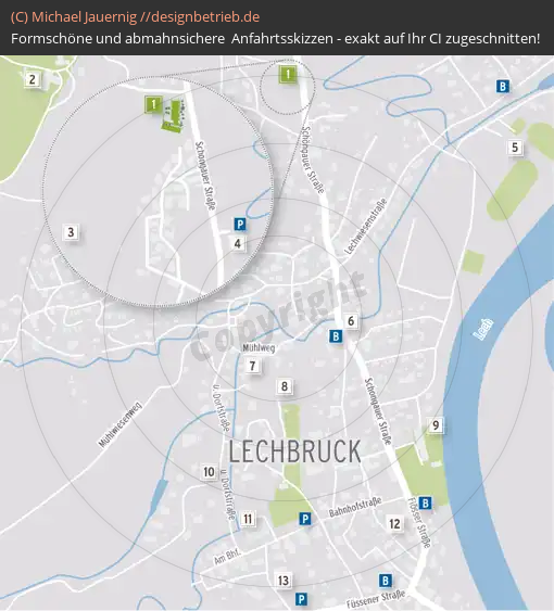Wegbeschreibung Lechbruck Lageplan (791)
